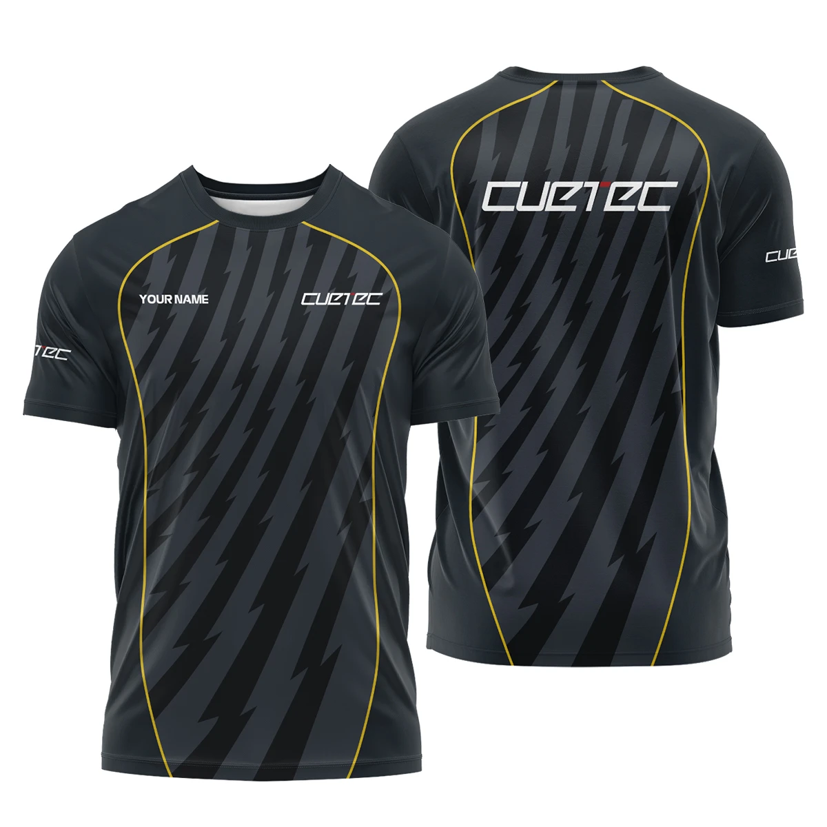 Cuetec Exclusive Logo - Personalized T-Shirt QTBLA011125A1CTC-TS