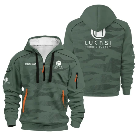 Lucasi Exclusive Logo - Personalized  Hoodie Half Zipper QTBLA041125A1LUC-HDF
