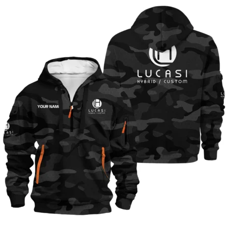 Lucasi Exclusive Logo Hoodie Half Zipper QTBLA051125A1LUC