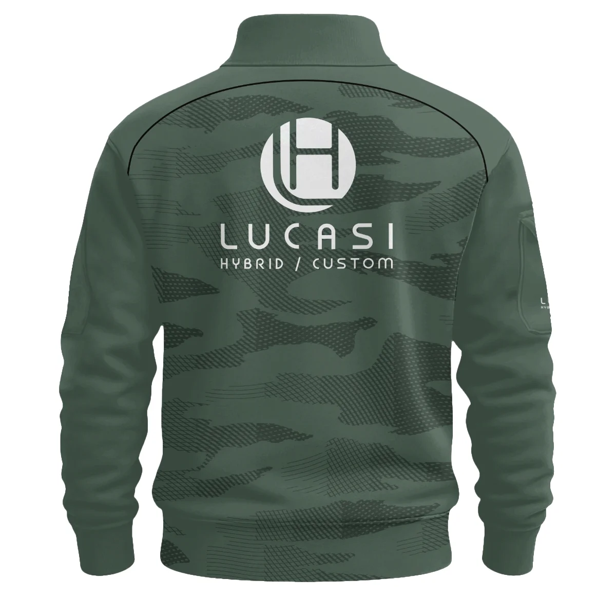 Lucasi Exclusive Logo - Personalized Sweatshirt Zipper QTBLA041125A1LUC-SHZ - Image 3