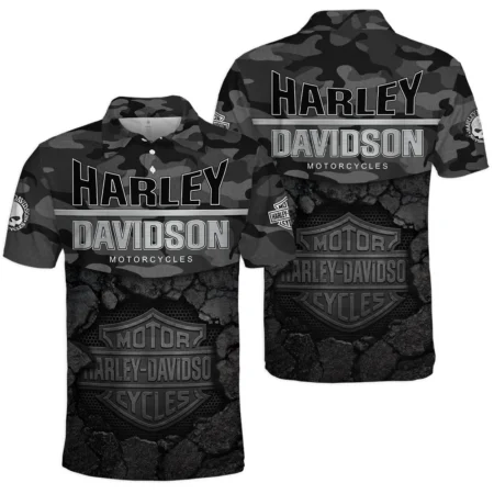 Harley-Davidson Motorcycle Polo Shirt Gift Fan Love QTVA2712HLC06-PL