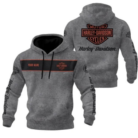 Harley-Davidson Motorcycle Hoodie Quilted Waffle Gift Fan Love QTHD261225AHD6-HQW