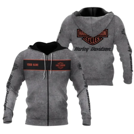 Harley-Davidson Motorcycle Zipper Hoodie Gift Fan Love QTHD261225AHD6-ZHD