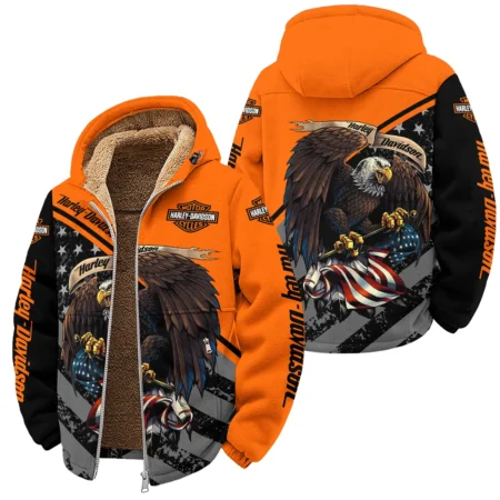 Harley-Davidson Motorcycle Winter Fleece Jacket Gift Fan Love QTHD010725A2-WSFJ