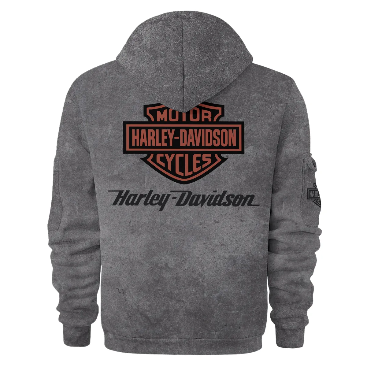 Harley-Davidson Motorcycle Hoodie Half Zipper Gift Fan Love QTHD261225AHD6-HDF - Image 3