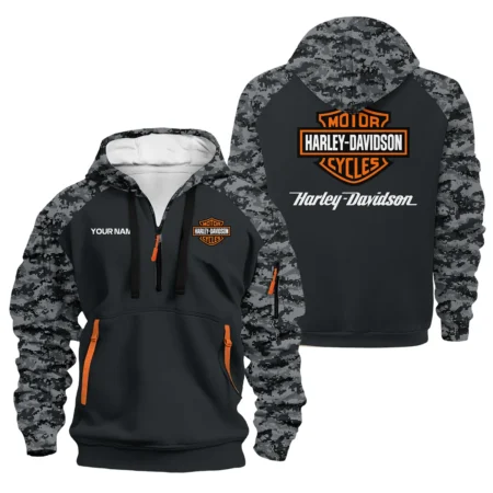 Harley-Davidson Hoodie Half Zipper Designed for True Fans QTHD021225A3
