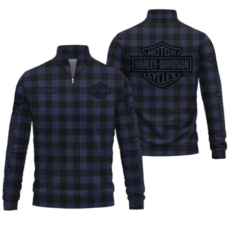 Harley-Davidson Motorcycle Quarter Zip Sweatshirt Gift Fan Love QTHD261225AHD3-QTZ
