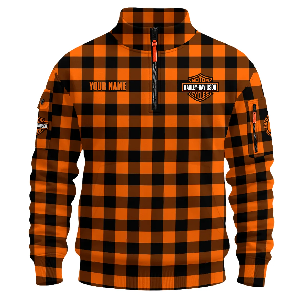 Harley-Davidson Motorcycle Sweatshirt Zipper Gift Fan Love QTHD261225AHD5-SHZ - Image 2