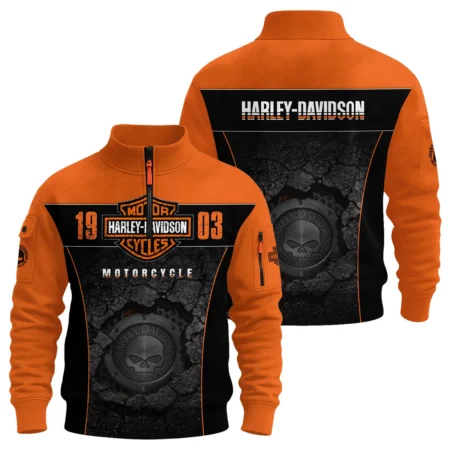 Harley-Davidson Motorcycle Sweatshirt Zipper Gift Fan Love QTVA2712HLC05-SHZ