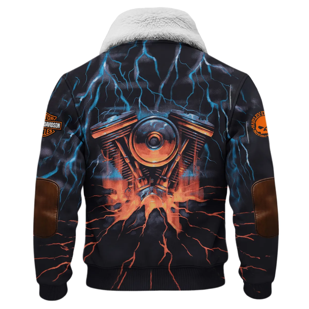 Harley-Davidson Motorcycle Fleece Jacket Gift Fan Love QTHD020725A1-FJ - Image 3