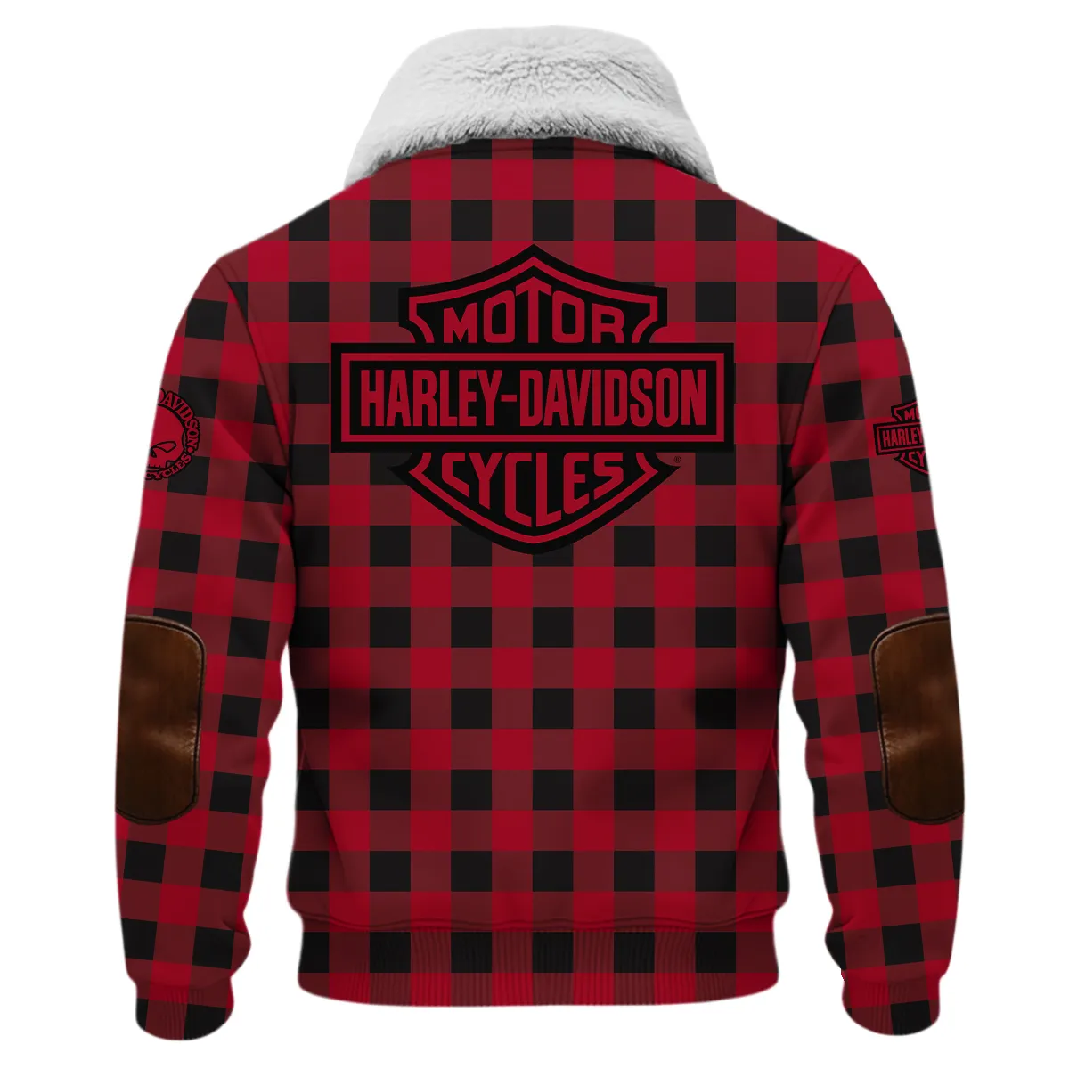 Harley-Davidson Motorcycle Fleece Jacket Gift Fan Love QTHD261225AHD4-FJ - Image 3