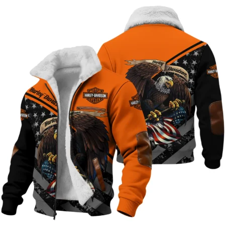 Harley-Davidson Motorcycle Fleece Jacket Gift Fan Love QTHD010725A2-FJ