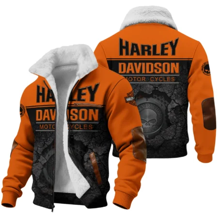 Harley-Davidson Motorcycle Fleece Jacket Gift Fan Love QTHD020725A2-FJ