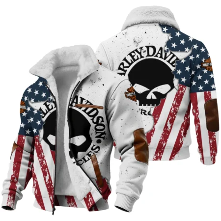 Harley-Davidson Motorcycle Fleece Jacket Gift Fan Love QTHD020725A3-FJ