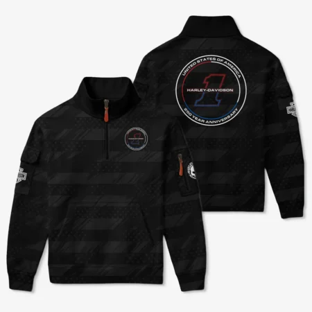 Harley-Davidson America's 250th Anniversary Motorcycle Sweatshirt Zipper All Over Prints QTHD120326FA1-SHZ
